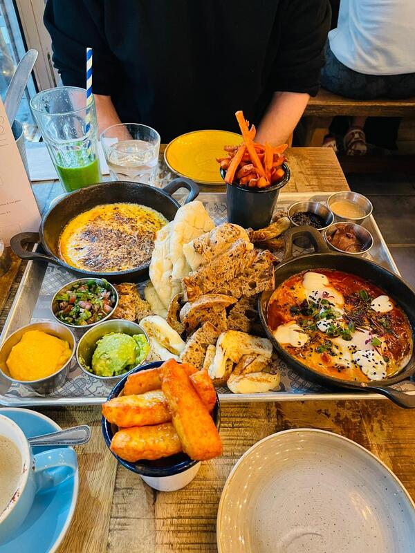 Mediterranean brunch at Megan's